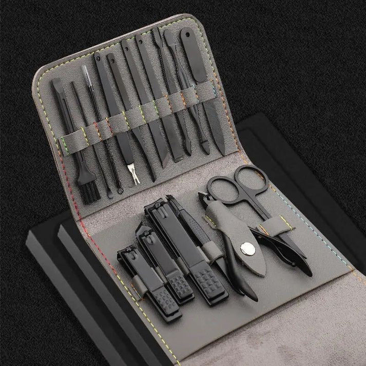 LYRAX® Good-Looking Foldable Stainless Steel Nail Clipper Set