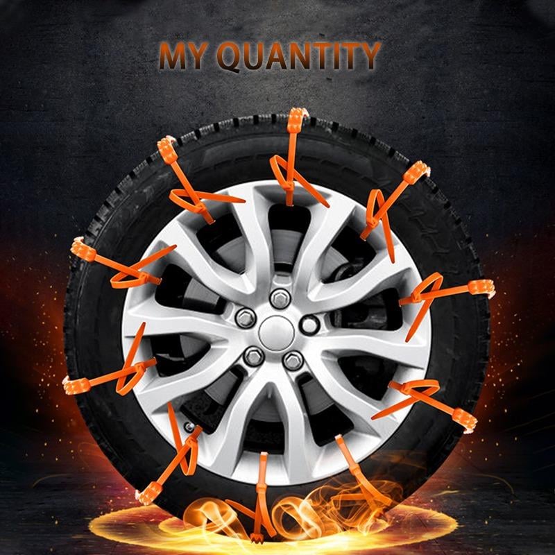 Car Wheel Anti-skid Anti-slip Snow Rain Chain Tire Tyre Cable Belt