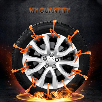 Car Wheel Anti-skid Anti-slip Snow Rain Chain Tire Tyre Cable Belt